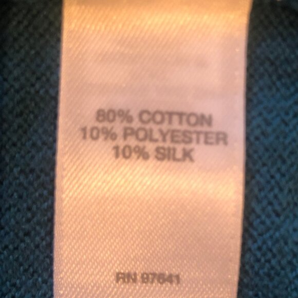 J. Jill teal open-front cardigan w/pockets sz S [oversized fit] - Picture 6 of 7